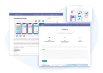 LT AppBank Premium Banking App Showcase WordPress Theme